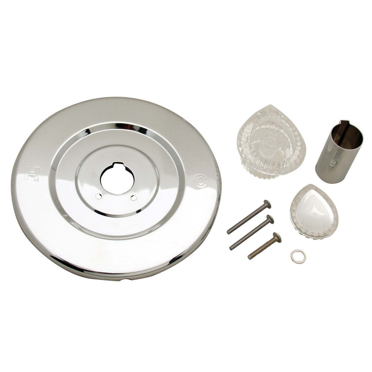 Chrome Remodling Trim Kit For Moen Chateau Series 2600 and 2700 Tub/Shower Bath Fixture Less Diverter