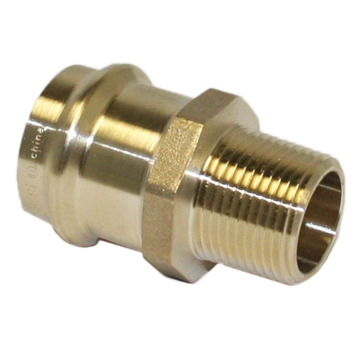 10075838 1/2" Press x 3/4" MIP ApolloPress Brass Reducing Adapter