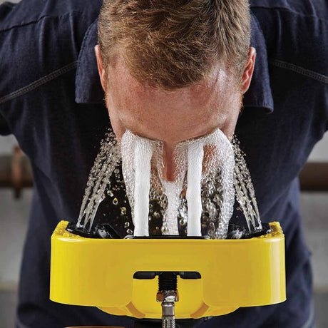 Optimus SE-1100 Eye And Face Wash Plastic Bowl Pedestal Mount System