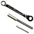 Partsmaster 89310064 Mini Ratchet Set with 4" and 8" Magnetic Extension