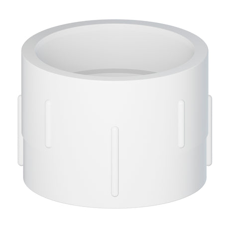 Tigre 101-3200 3 x 3" Hub x FIPT PVC SCH 40 DWV Adapter White