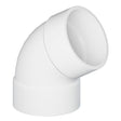 Tigre 319-3392 1-1/2" Hub PVC SCH 40 DWV Elbow 60° White