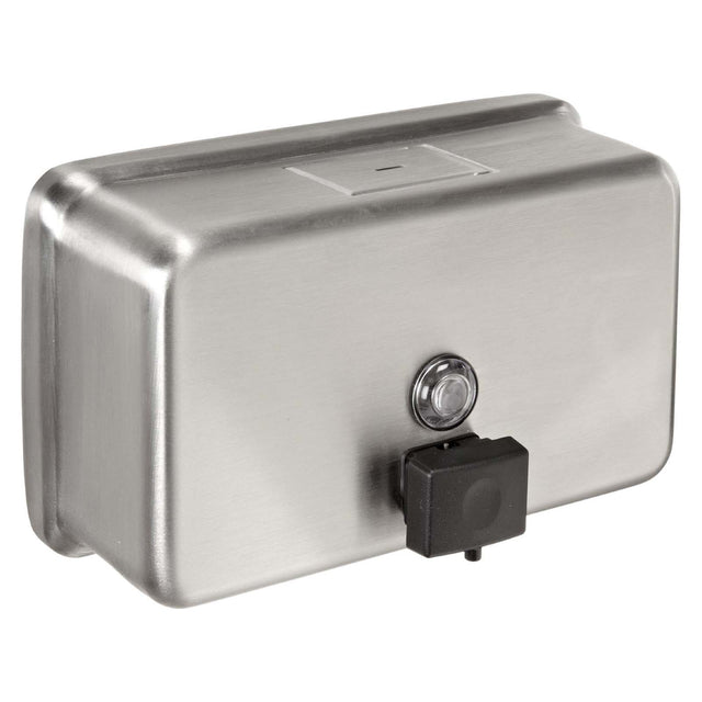 Bobrick Classic Series B-2112 Horizontal Soap Dispenser, 40 fl-oz, Satin