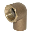 PlumbMaster Approved 53886 3/4" C x FIP Cast Brass 90 deg Elbow