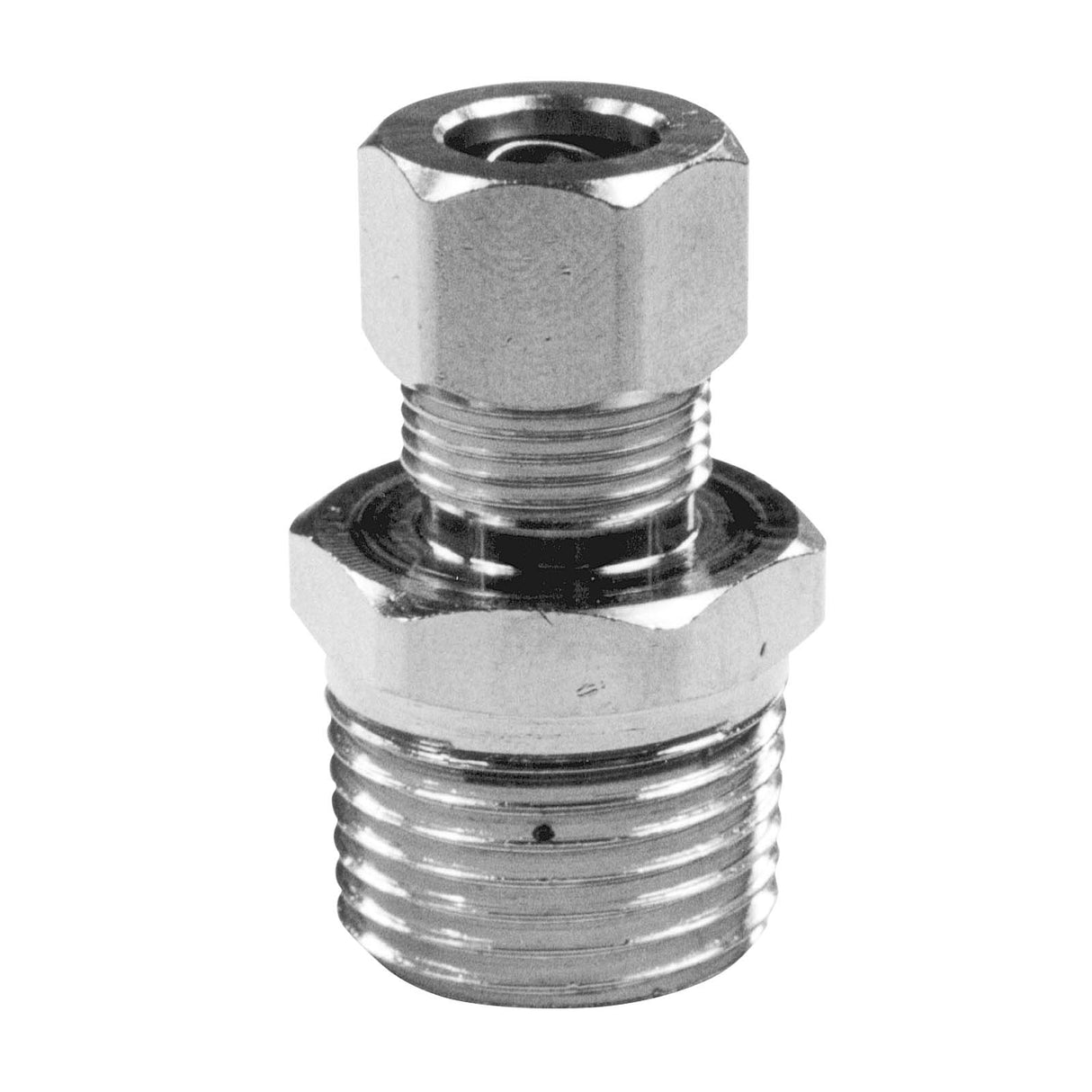 PlumbMaster Approved 52022NL 3/8" OD Comp x MIP Brass Union