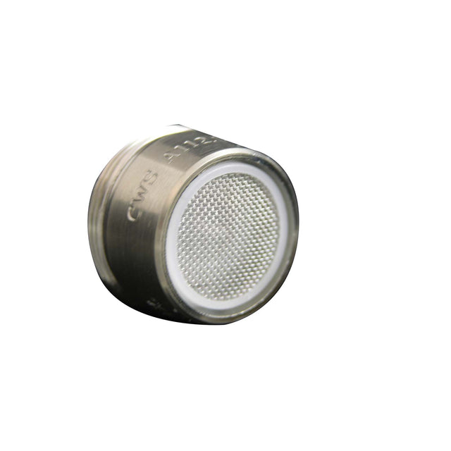 PlumbMaster Approved 36518 PVD Brushed Nickel Solid Brass Economy Aerator, 15/16" Dual Thread, 2.2 gpm