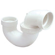 1-1/2" Hub PVC SCH 40 DWV P-Trap with Union White