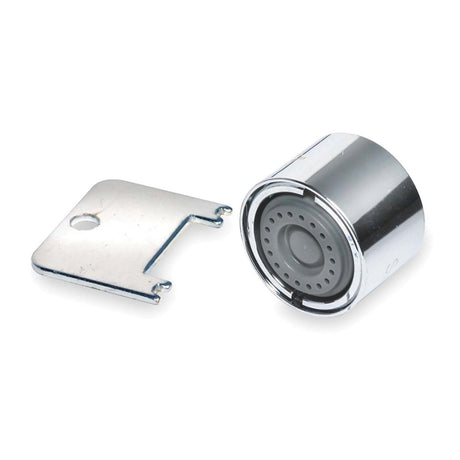 Sloan 3365091 ETF-1021-A Chrome Plated Metal Aerator Spray Head with Key for ETF-660 Sloan Optima Lavatory Sensor Faucet