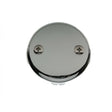 PlumbMaster Approved 36571 Round Blank Overflow Plate (Bagged), Chrome Plated