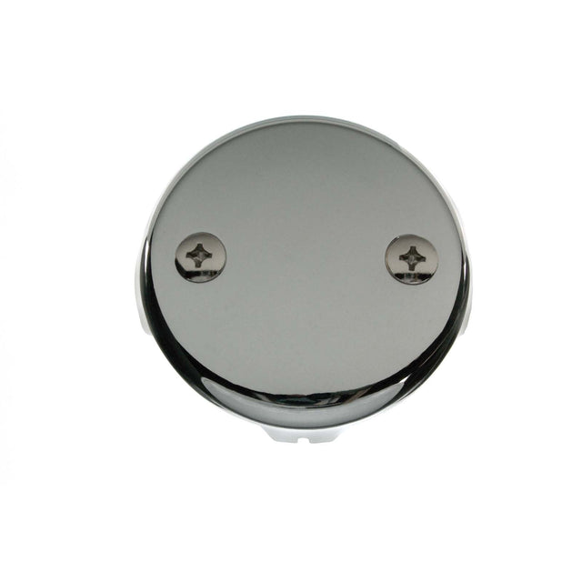 PlumbMaster Approved 36571 Round Blank Overflow Plate (Bagged), Chrome Plated