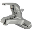 Kingston Brass KB541B Chatham Single Handle Centerset Bathroom Faucet With Pop-up, Chrome