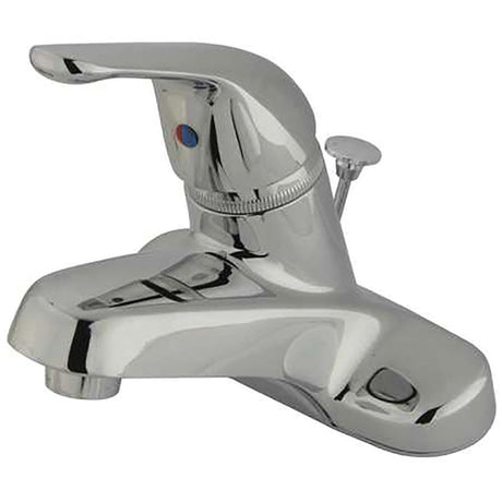 Kingston Brass KB541B Chatham Single Handle Centerset Bathroom Faucet With Pop-up, Chrome