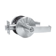 Paramount Hardware G1L40-26D G1 Satin Chrome Solid Brass Heavy-Duty Commercial Lever Lockset, Privacy
