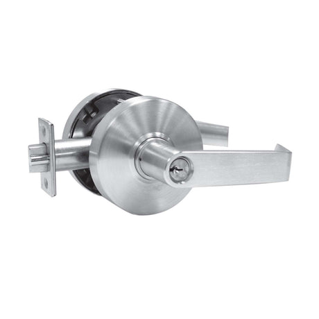 Paramount Hardware G1L40-26D G1 Satin Chrome Solid Brass Heavy-Duty Commercial Lever Lockset, Privacy