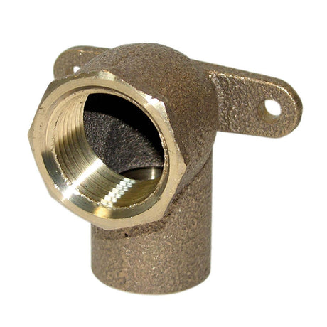 NIBCO B066860 1/2" C x FIP Cast Brass 90 deg Drop Elbow