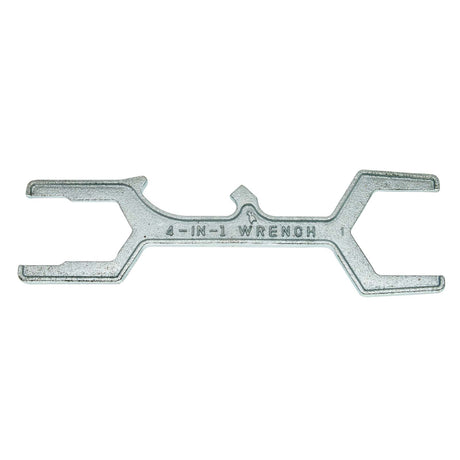 PlumbMaster Approved 61510 Malleable Iron 4-In-1 Wrench