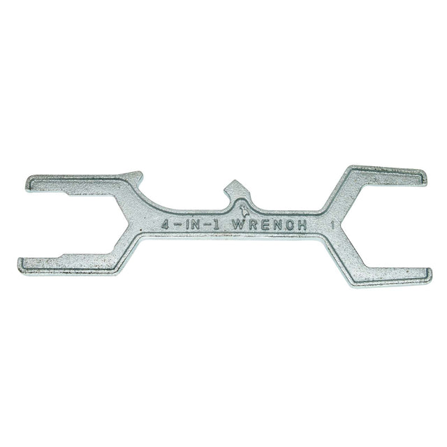 PlumbMaster Approved 61510 Malleable Iron 4-In-1 Wrench