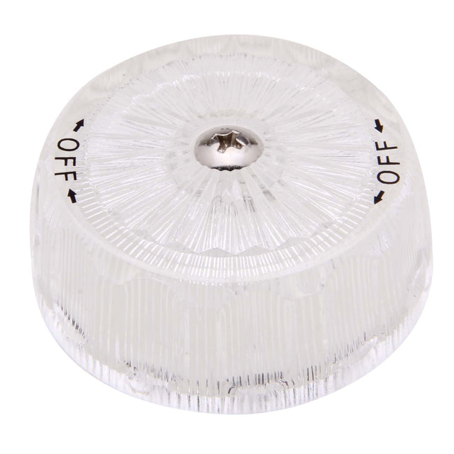PlumbMaster Approved 88201 Clear Volume Control Knob for 964, 964CS, 963, 963CS Mixet Bath Fixture