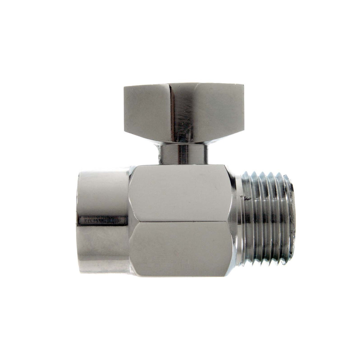 PlumbMaster Approved 51026 Chrome Plated Brass Volume Control, 1/2", FIP x MIP