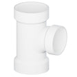 Tigre 401-3471 2 x 2 x 1-1/2" Hub x Hub x Hub PVC SCH 40 Reducing Sanitary Tee White