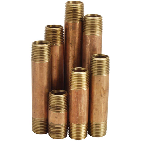 PlumbMaster Approved 83265 1/8" x 3-1/2" Brass Nipple