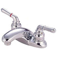 Magellan Two Handle Centerset Bathroom Faucet With Pop-up, Chrome