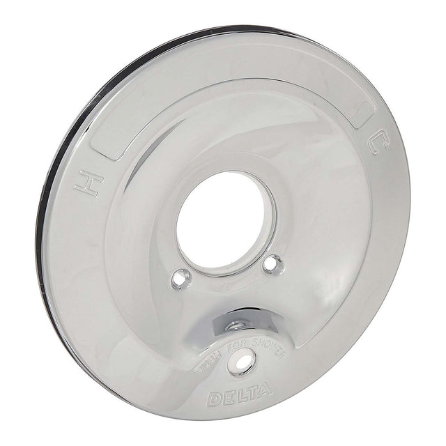 PlumbMaster Approved RP6046 Chrome Plated Brass Escutcheon For 600 Series Push Button Diverter Delta Faucets, 6-3/4" OD