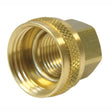 PlumbMaster Approved 52157B 3/4" FHT Swivel x FIP Brass Adapter
