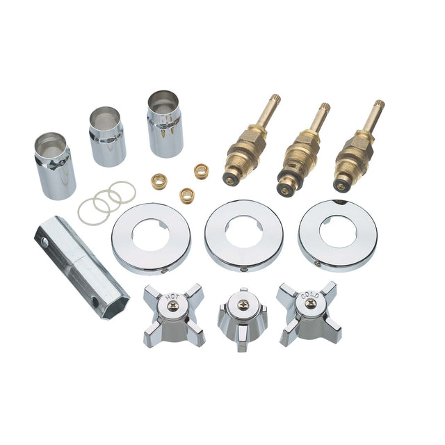 PlumbMaster Approved 39621 3-Handle Remodeling Trim Kit For Sterling Tub and Shower