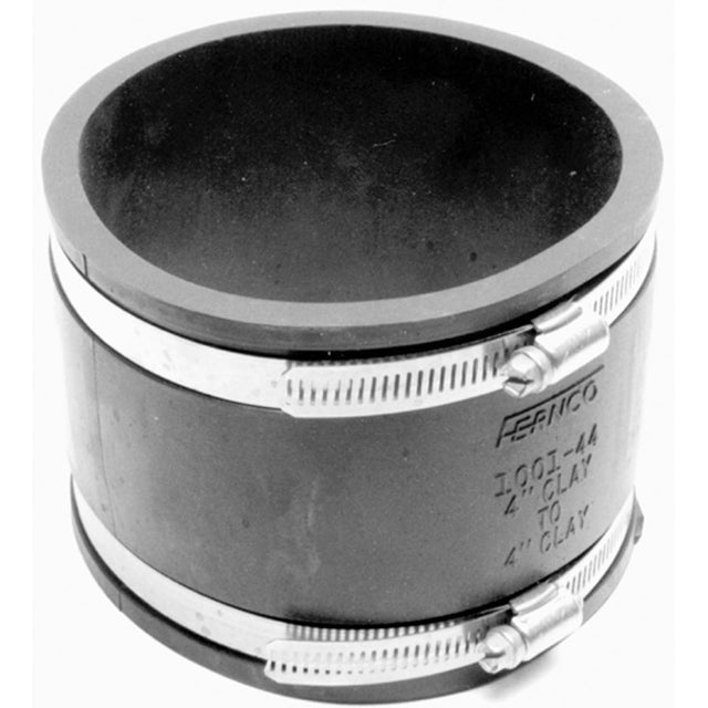 1001-44 Fernco Coup Clay to Clay 4" Pipe Size