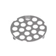 PlumbMaster Approved 36435 1-7/8" OD x 1/4" Depth Chrome Plated Brass Flat 3 Long Prongs Snap-In Style Sink Strainer