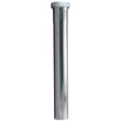 Keeney 7670PC 1-1/2 x 8" Slip-Joint Polished Chrome 17 Gauge Brass Extension Tube