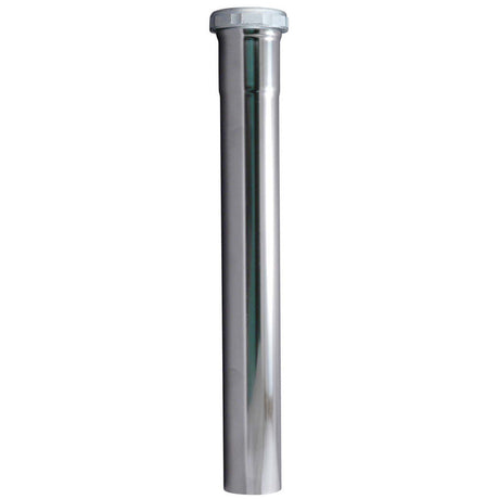 Keeney 7670PC 1-1/2 x 8" Slip-Joint Polished Chrome 17 Gauge Brass Extension Tube