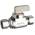 Dahl 511-31-31 Brass (Lead Free) 1/4-Turn In-Line Straight Stop & Isolation Valve