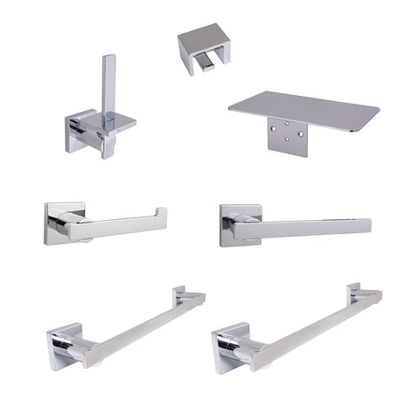 SA-2507-18-BBZ Lura 18in. Towel Bar in Brushed Bronze