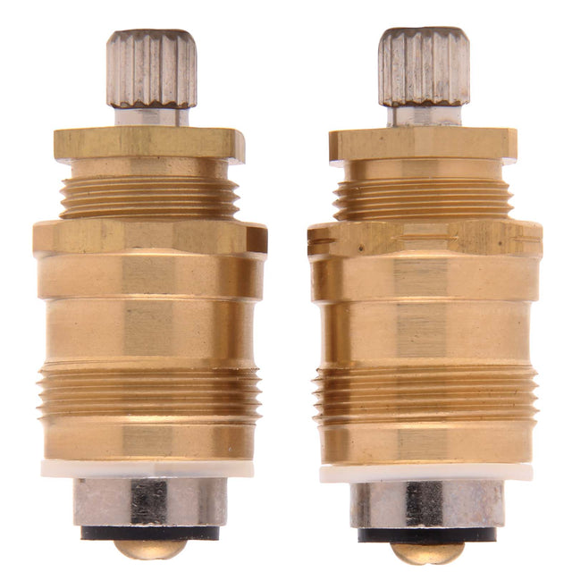 PlumbMaster Approved 10276NL El-16xwb No-Lead Right Hand Hot & Left Hand Cold Stem with Bonnet (Pair) For Eljer Deck Faucets