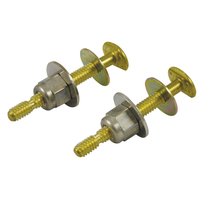PlumbMaster Approved 40438 Break-A-Way Closet Bolt, 1/4" Diameter x 2-1/4" Length