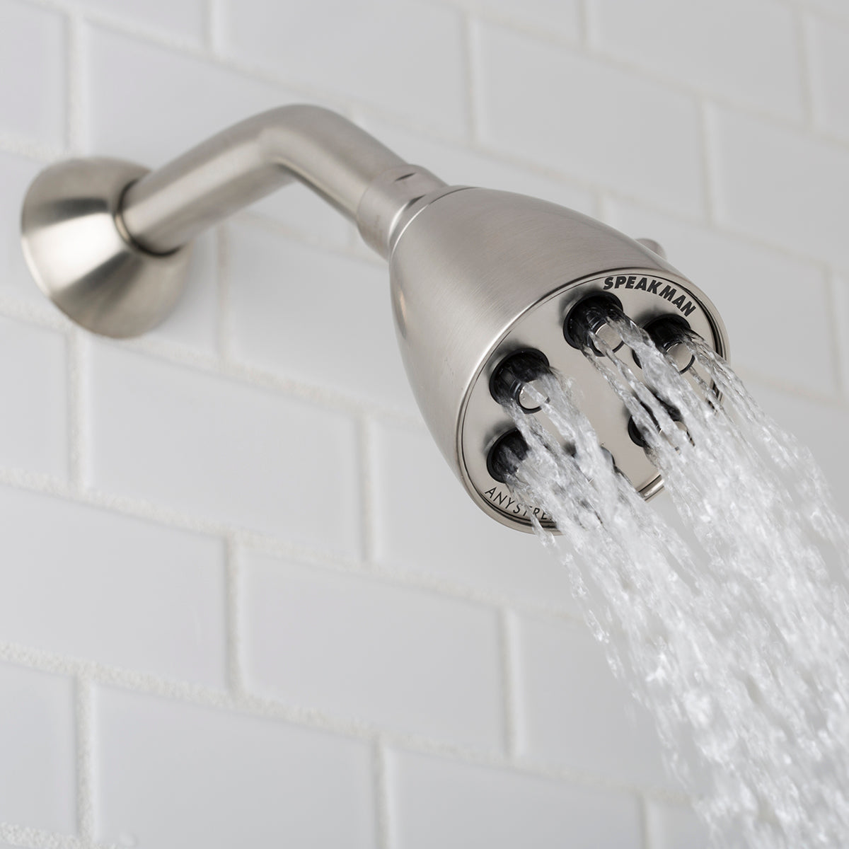 Speakman Icon S-2252-BN-E2 Low Flow Shower Head Brushed Nickel Finish - 2.0 GPM