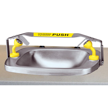 Select Series SE-565 Eyewash Stainless Steel Bowl Counter Mount System