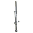 Sloan Slimline 3309051 Chrome Plated Diverter Assembly Only with 2" Offset Vacuum Breaker for Bedpan Washer, 1" IPS