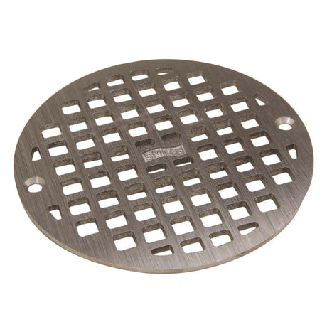 JAY R. SMITH A06NBG 5-5/8" OD Bronze Round Floor Drain Grate Nickel
