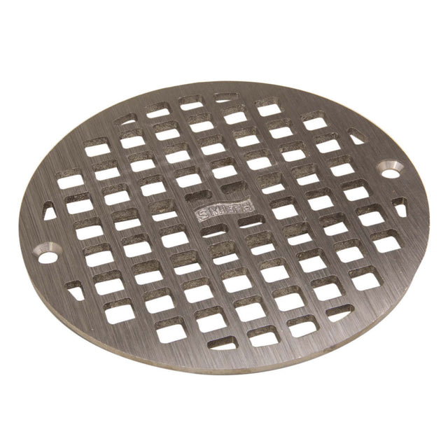 JAY R. SMITH A06NBG 5-5/8" OD Bronze Round Floor Drain Grate Nickel