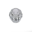 Sterling A2990 Clear Acrylic Square Broach Handle with Hot Cold and Diverter Index Buttons