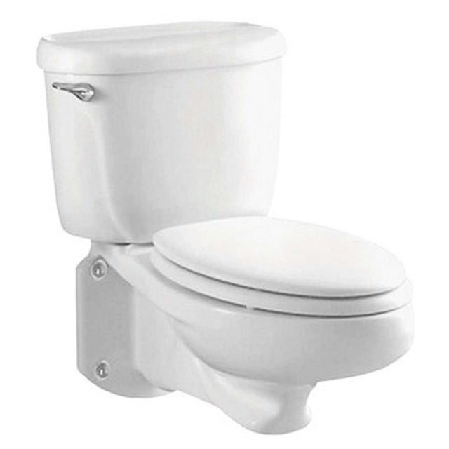 American Standard 2093.100.020 Vitreous China White 2-Piece Pressure-Assisted Toilet, 1.28 gpf