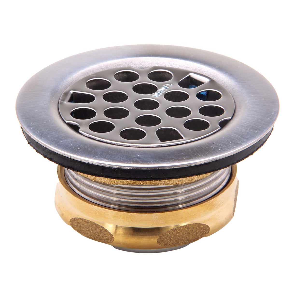 PlumbMaster Approved 97568 2-55/64" OD x 11-1/2" Thread Chrome Plated Brass Sink Strainer Plug