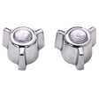Danco 46501 Direct-Fit Cross Canopy Handles in Chrome