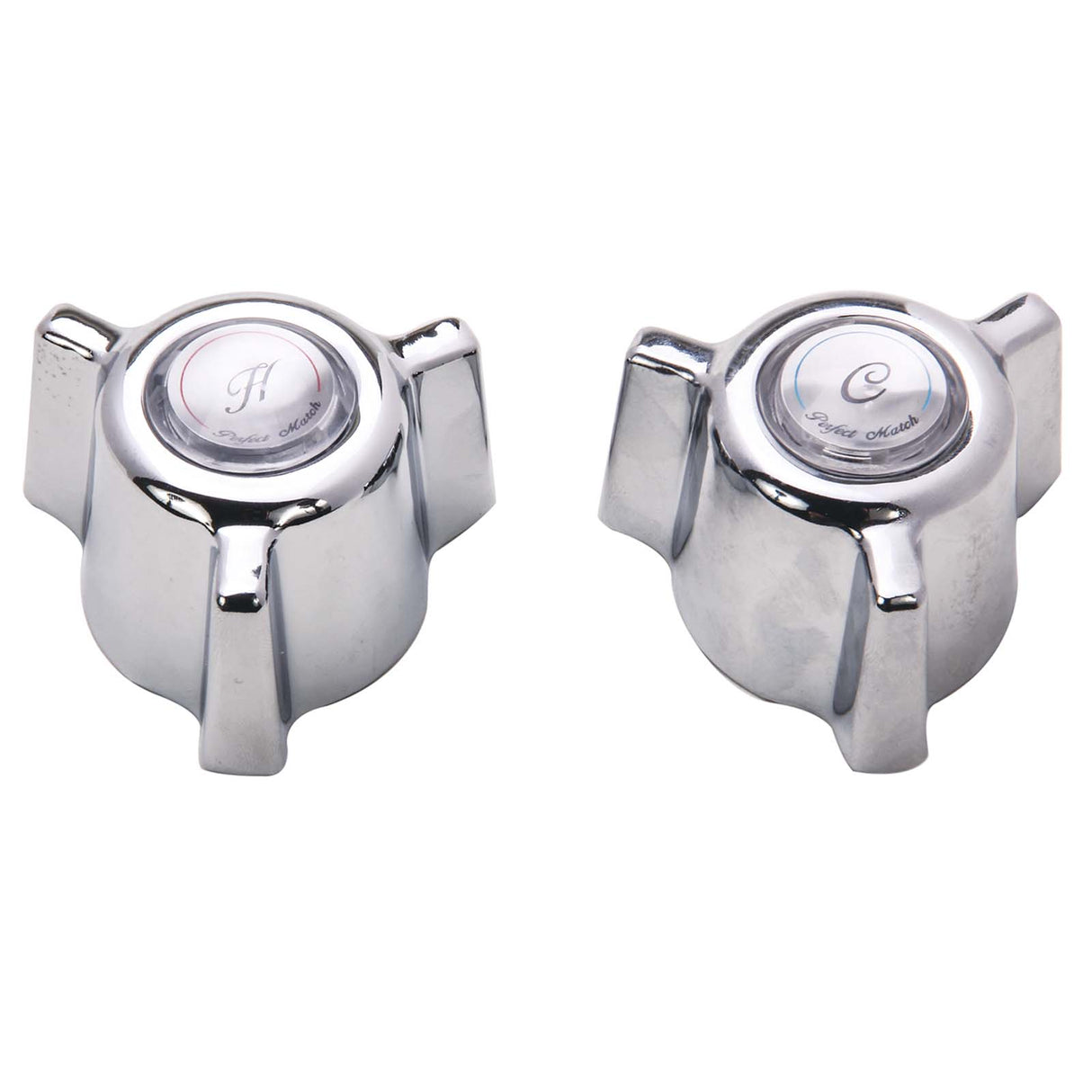 Danco 46501 Direct-Fit Cross Canopy Handles in Chrome