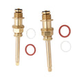 PlumbMaster Approved 10544 Position Number 192A Right Hand Hot & Cold Stem with Bonnets Less Escutcheon Threads (Pair) For Price Pfister Faucets