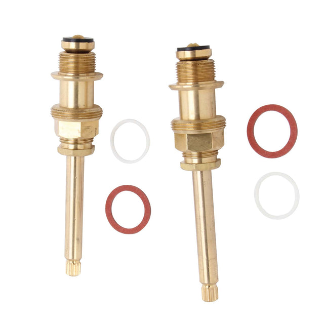 PlumbMaster Approved 10544 Position Number 192A Right Hand Hot & Cold Stem with Bonnets Less Escutcheon Threads (Pair) For Price Pfister Faucets