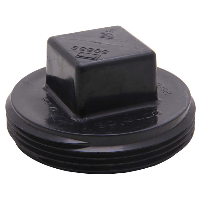 NIBCO 5818 4 Cleanout Plug w/Raised Sq Head, 4" ABS